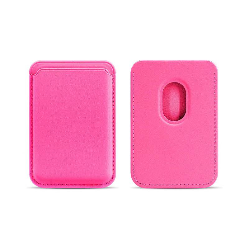 Custom Logo Magnetic Leather Card Holder for Company Events and Appreciation Gifts розы красного