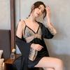 Sexy Hot High-End Suspender Nightgown Women'S Summer Simulation Silk Summer Explosion Pajamas Homewear Hair