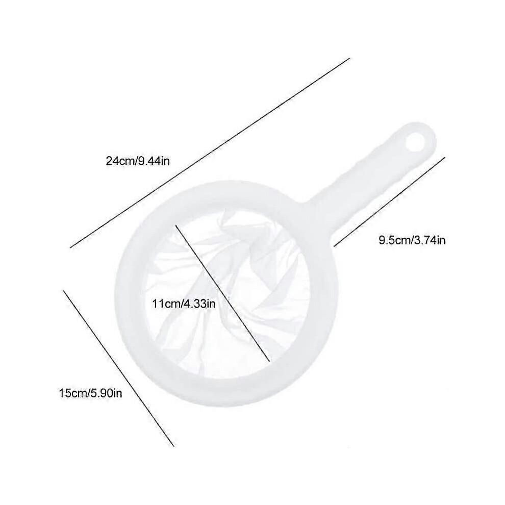 1-Piece Ultra-Fine Nylon Mesh Strainer, 100-Micron Food-Grade Sieve
