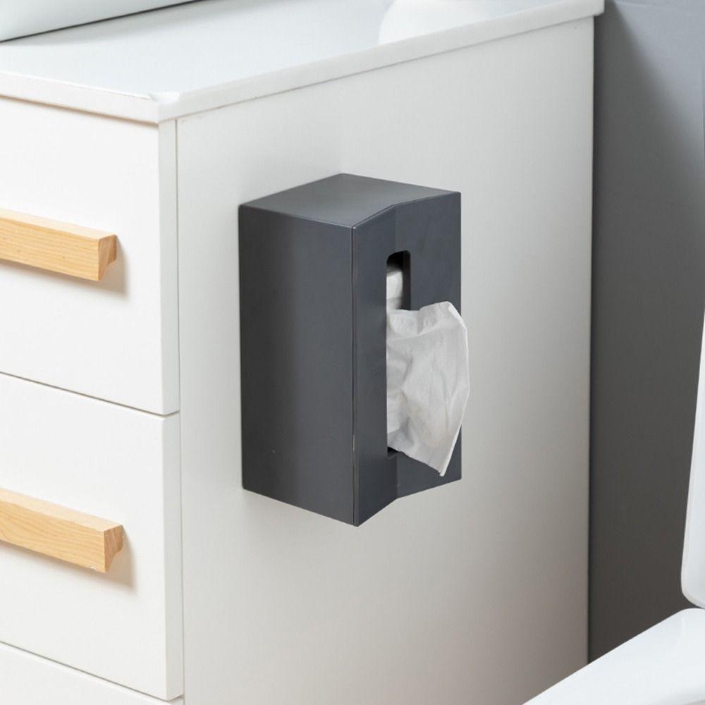 Plastová krabička na papírové ručníky vzhůru nohama Organizér na papírové ručníky Creative Desktop Box na ubrousky