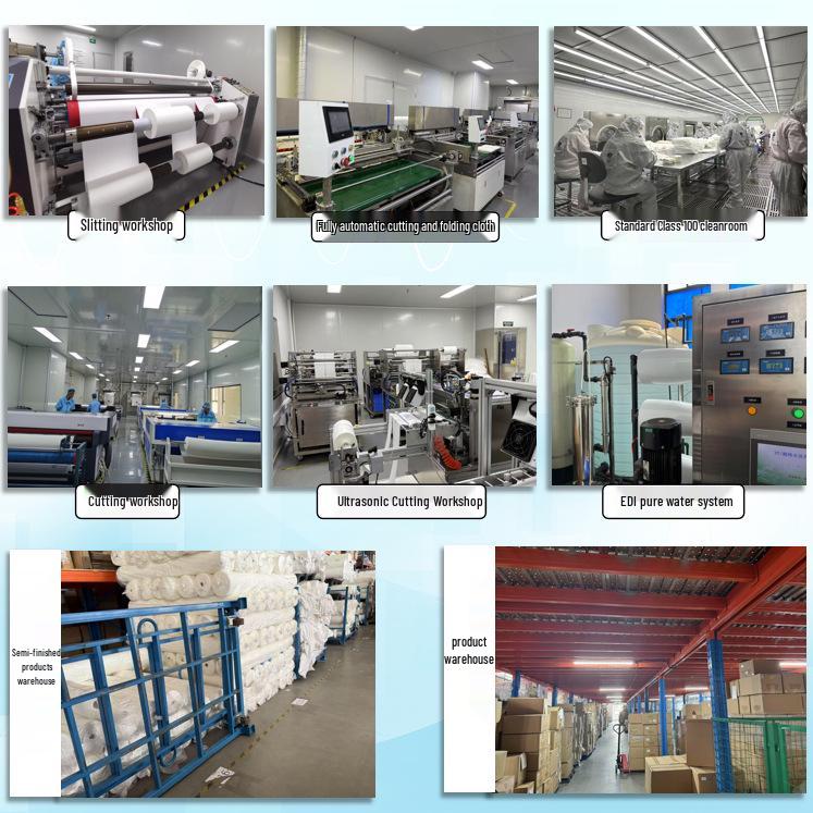 Ultra-Fine Fiber Dust-Free Industrial Cleaning Cloth for Lens and Screen