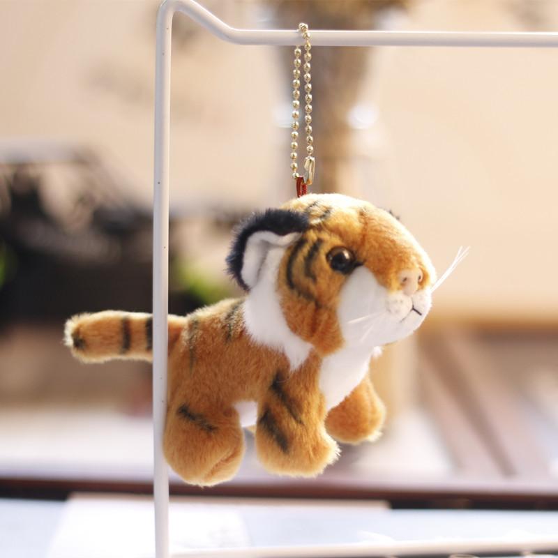 Adorable Plush Mini Tiger Stuffed Animal Cute Small Realistic Doll Toy