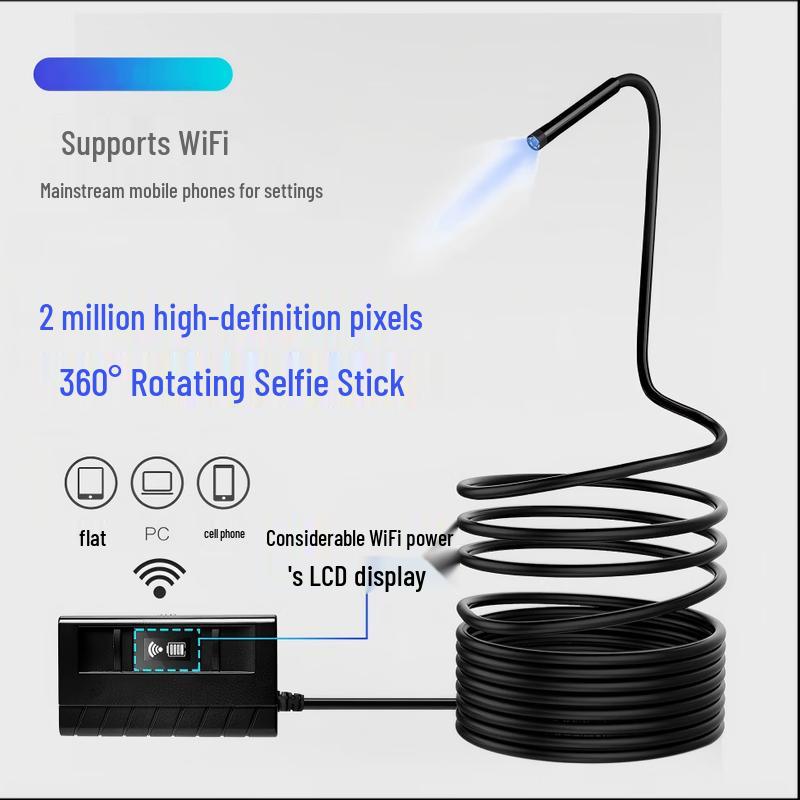 DAXTE 5.5mm WiFi Industrial Endoscope