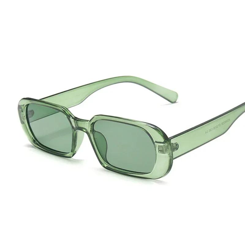 

Vintage Square Sunglasses Women Men Brand Fashion Retro Sun Glasses Female Male Punk Mirror Ladies Traveling Oculos De Sol Other зелений