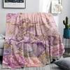 1Pc Centaur Print Flannel Blanket, High quality Comfortable for All Seasons, Home Decor, Warmth and Comfort, Perfect for Christmas Gifts W90