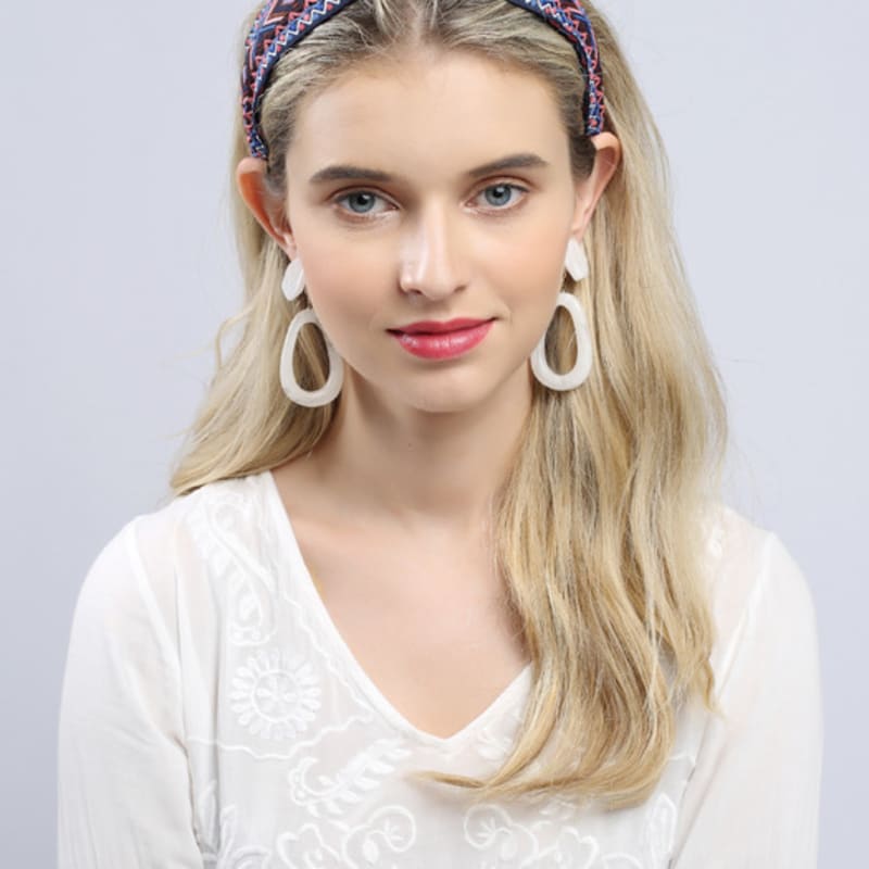 LALA Bandana Wide Hairband - Violet