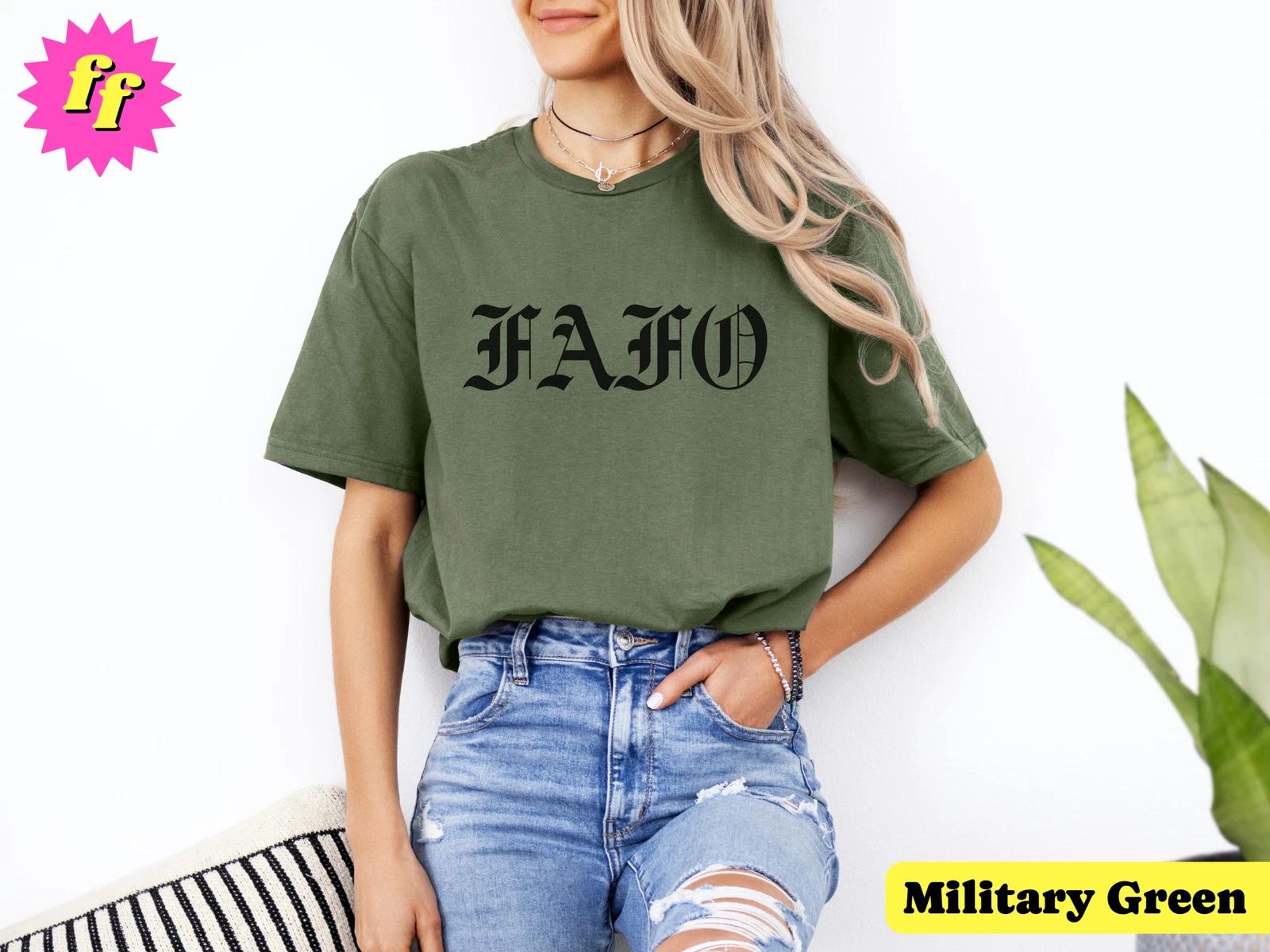 FAFO Medieval Unisex Tee Gen Z Slang Casual Wear Meme Gift Funny Graphic Tee 2XL