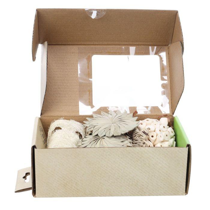 Boite de jouets riche en saveurs et textures pour rongeurs