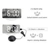 The New Led Vibration Alarm Clock Mute Bedside Luminous Clock For Deaf And Hard Of Hearing Snooze