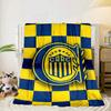 Rosario Central Crest Portable Blanket/Soft Blanket Bedding Blanket Suitable for Travel Camping Living Rooms Offices Sofas Fan Gifts
