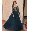 Women Designer Designer Anarkali Gown With Embroidery Sequence Work Suit Dress