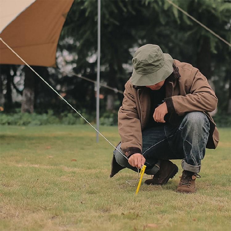 4 Pezzi Picchetti Robusti per Tenda Ancoraggi da Campo per Campeggio all'Aperto Picchetti Regolabili