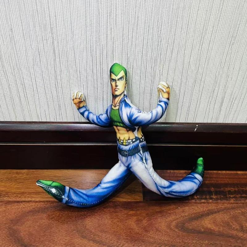 Kawaii Ny 28 cm Jojo's Bizarre Adventure Abstrakt Musben Tråd Docka Docka Tillbehör Giorno Giovanna Pojke Födelsedagspresent