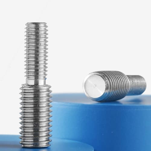 Pack of 2 Double Headless Reducing Screws, M6 Male Thread Adapter, Reducer Conversion Joint, Hardware, Double Male Thread Bolt, 304 Stainless Steel (M