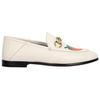 GUCCI Horsebit Leather Casual Shoes Women's White (Unisex) Women's Casual Unlined Shoes 580081 1GN00 9531