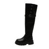 Women's High Over The Knee Boots Trendy Retro Fashion Winter Walking Snowmobile Boots Outdoor 2025 Botas De Invierno Para Mujer