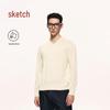 CROQUIS Men's 2026 Spring Slim Fit V-Neck Long Sleeve Knit Sweater