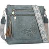 KITEVIUN Medium Crossbody Bags for Women, Butterfly Cut-out Sparkling Shoulder Handbag, Crossbody Purse with Tassel