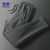Romon Men's Warm Fleece-Lined Casual Pants