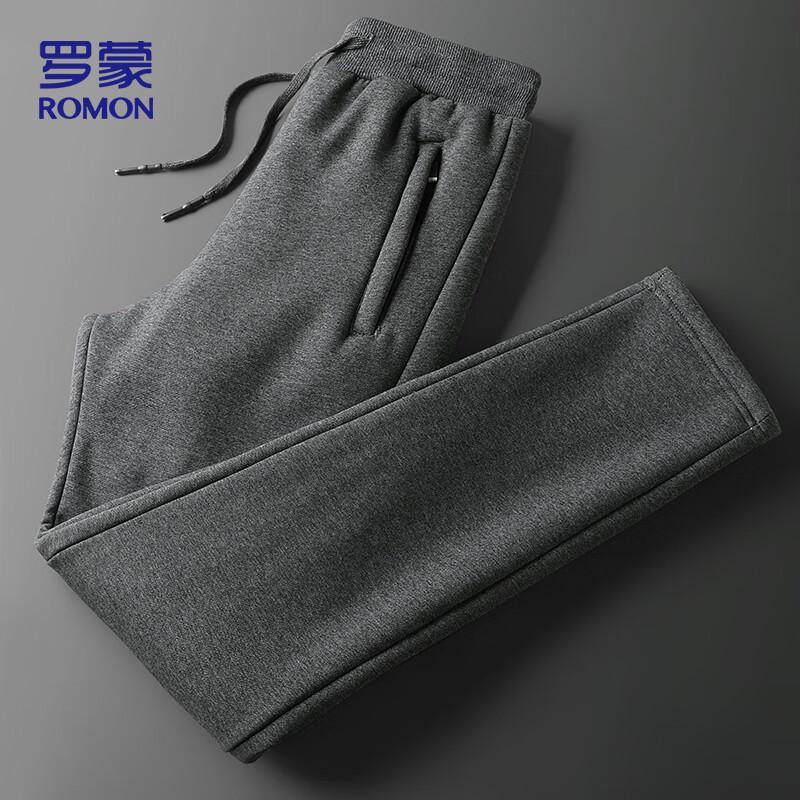 Romon Men's Warm Fleece-Lined Casual Pants