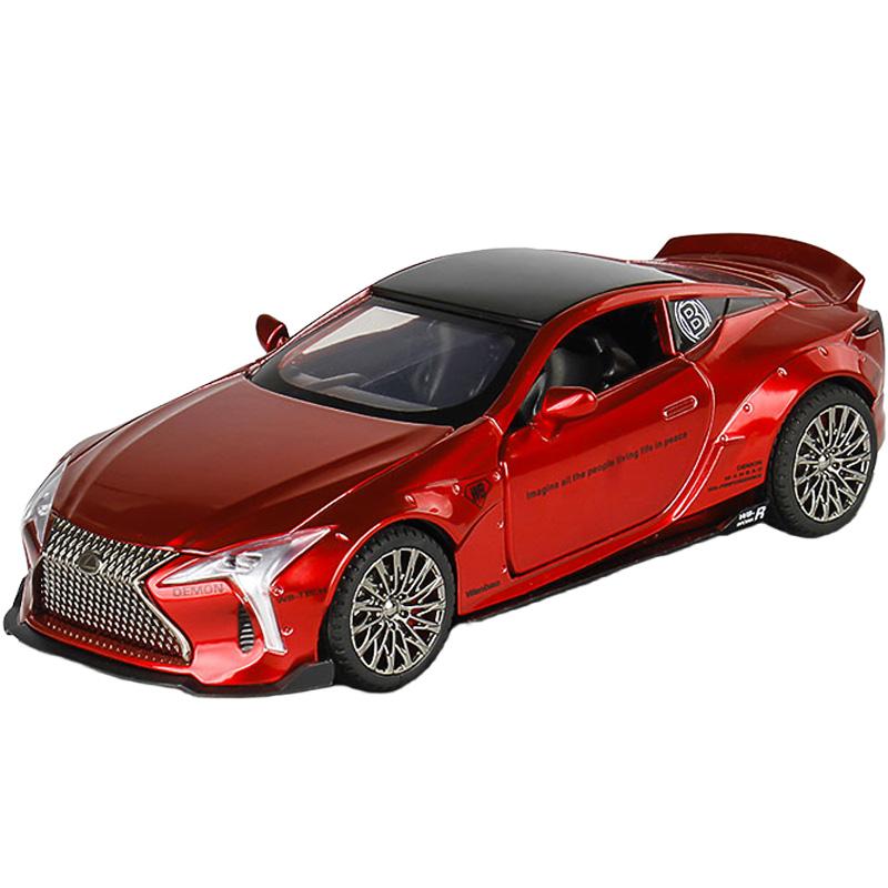 1:32 LEXUS LC500 Sportfahrzeug Legierung Druckguss Modell Computer Schreibtisch Ornamente Sammlungen Für Ihren Freund Am Valentinstag