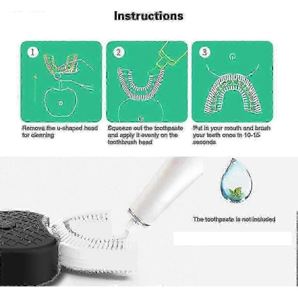 U-Shaped Electric Toothbrush Adult Teeth Whitening Instrument Teeth Cleaner Ultrasonic SZRH