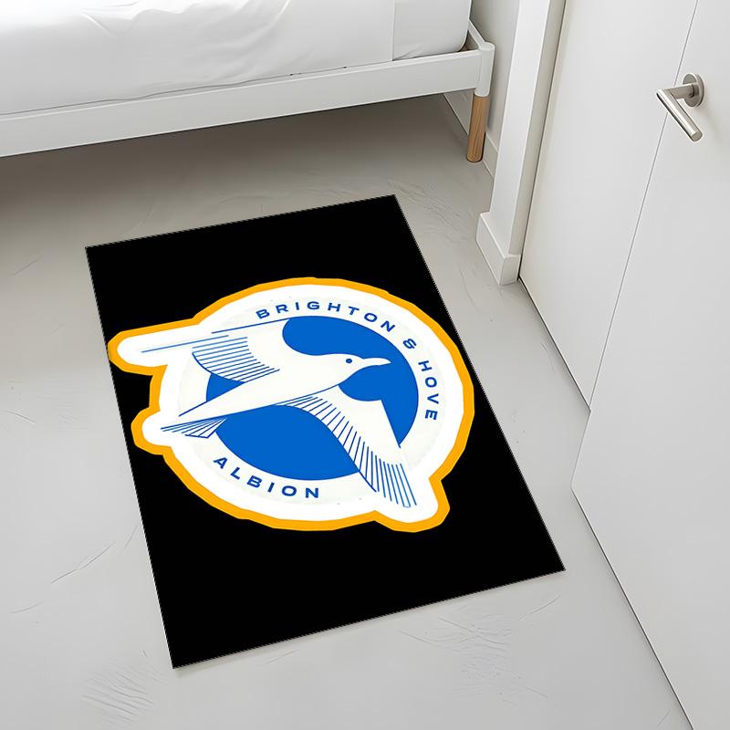 Brighton & Hove Albion Football Club (1) Rug Suitable For Living Rooms Bedrooms Computer Rooms Dining Areas And Placement Under Tables And Chairs Also