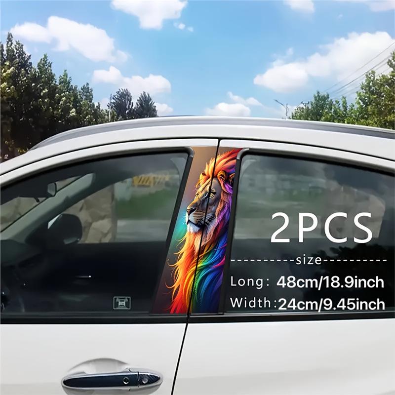 Exclusive Color Lion 2-Pack Vinyl Stickers