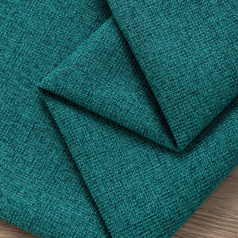 All-Polyester Solid Color Linen-Like Sofa Fabric with Soft Bag Process - Composite Flocking Fine Linen Canvas