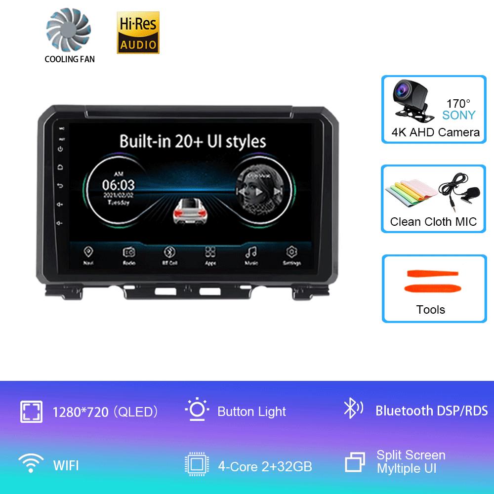

Android 14 для Suzuki Jimny 2018 2019 2020 Автомобильный радиоприемник Мультимедиа Видеоплеер Навигация GPS 5G WIFI DSP Carplay Auto 360 Камера CHINA