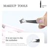 Stainless Steel Eyebrow Clip Eyelashes Double Eyelid Sticker Tweezers Makeup Tools Slant Tip Hair Removal Tweezers Beauty Tools