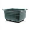 Umekichi Bonsai 6 Bonsai Medium Band Oribe Seto Deep Approximately Miscellaneous Medium Size Supplies, No. Pot, Nade-Kaku Deep, Green, Glaze, Ware,