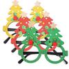 Christmas Decorations,Christmas Glasses for Children,Christmas Ornaments 2024,Santa Claus,Snowman Antlers Glasses Frames