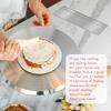 12 Inches Stainless Steel Cake Scraper Leveler and Smoother Metal Cake Scraper Frosting Smoother Baking Scraper Tool for Buttercream