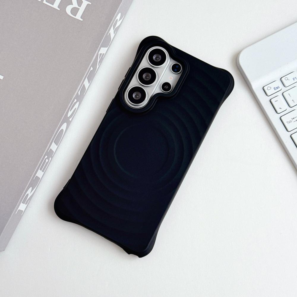 Originial Pattern Wave Liquid Silcione For Magsafe Case For Samsung Galaxy S26 S25 S24 S23 Ultra Plus Matte Magnetic Cover Funda