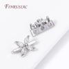 18K Gold Plated 3 Hole Separators for Beads, Inlaid Zircon Beads Separators Accessories,Handmade DIY Beading Jewelry Fittings