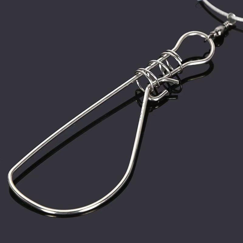 3.5 Meters Fishing Rope Stainless Steel River Fish Lock Buckle Outdoor Sport Fishing Tackle Lanyard Carp Fishing Accessories