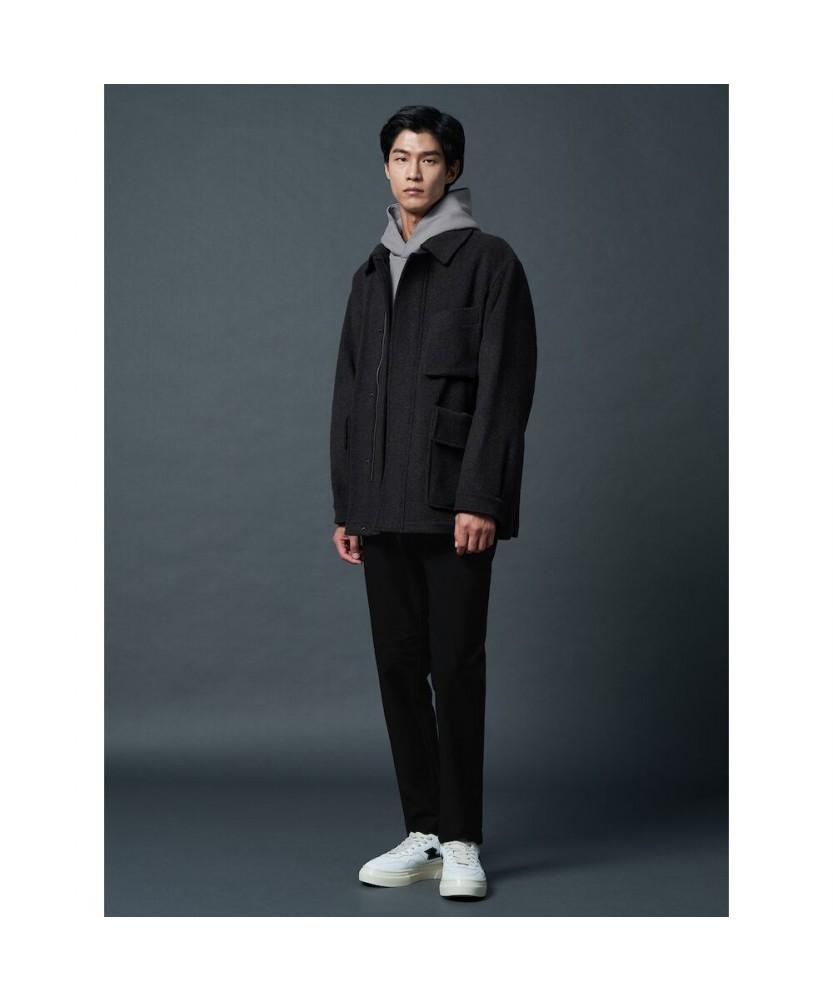 Shift.G Wool Blended Overfit Safari Ash