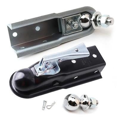 Full Set Tongue Trailer Coupler 1-7/8 Inch 2000LB Hitch Ball Fit For ATV UTV Cargo RV Parts Camper Caravan ATV Buggy Parts