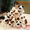 Sitting Puppy Dog Doll Plush Toy Teddy Dog Doll Children's Accompaniment Soothing Pillow Muppet Doll
