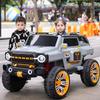 Children’s 4-Wheel Electric Car: Two-Seater Off-Road Toy with Remote Control – Suitable for Kids and Adults.