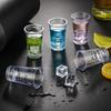 Kigeli 48 Pcs Funny Shot Glasses for Adults 1.2oz Shot Glasses Bulk Thick Base Acrylic Clear Small Shot Glasses Set for Adult Birthday Party