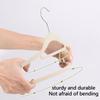 10/20 Pieces of High-End Velvet Clothes Hangers, Non-Slip Flocked Felt Clothes Hangers, Solid Clothes Hangers, Heavy-Duty Clothes Hangers