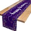 Happy Birthday Table Runners,Colorful Dot Birthday Table Runner Birthday Table Linens for Dining Birthday Party Table Decor