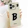 For Honor X8d 4G 6.77" Case Fashion Letters A-Z Full Protection Silicone Back Cover For Honor X8d X8D 4G Phone Cases Fundas