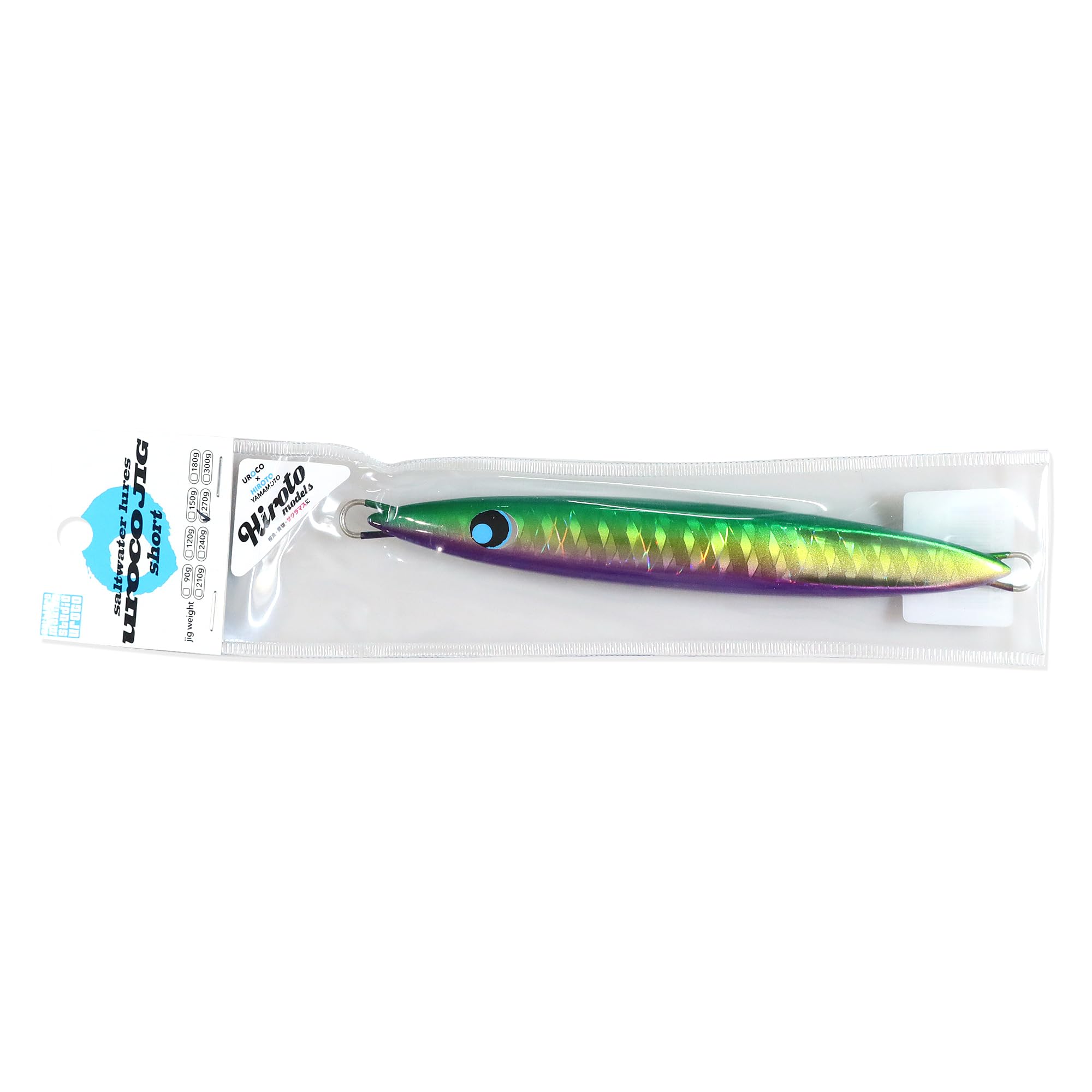 

Uroco Uroco Uroco Jig Short 270g Hiroto Model Green Gold Glow #248G PL/FH