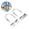 Iron U Bolts Easy Installation Mast To Mast Mount Bracket Antenna Mast Clamp Kit  Network Bridge