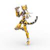 Briques de construction MOC Machine Girl Tiger Girl Assemblage DIY Gratuit Modèle de Construction Jouet Collection Figure à Main