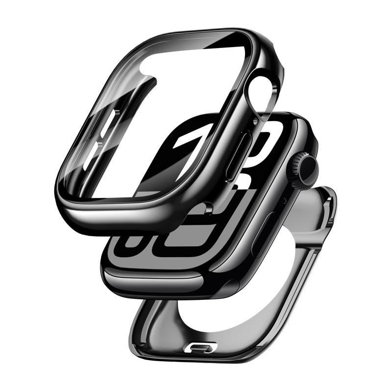 360 Full Waterproof Case Tempered Glass Cover for Apple Watch 49mm 46mm 45mm 44mm IWatch Series 10 9 8 7 4 5 6 Se 41mm 40mm 42mm