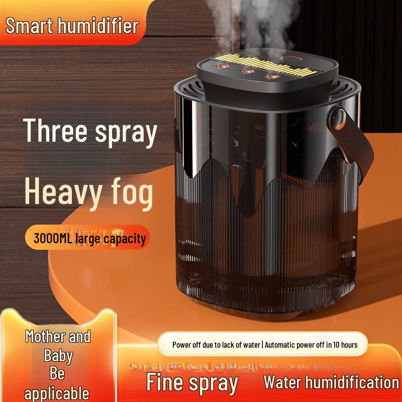 Large Capacity USB Aromatherapy Humidifier with LED Light for Bedroom & Desktop
